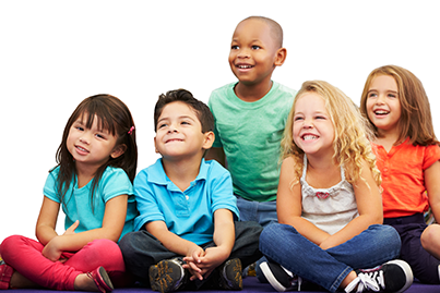 Kids in a group image